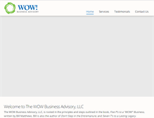 Tablet Screenshot of gowowadvisors.com